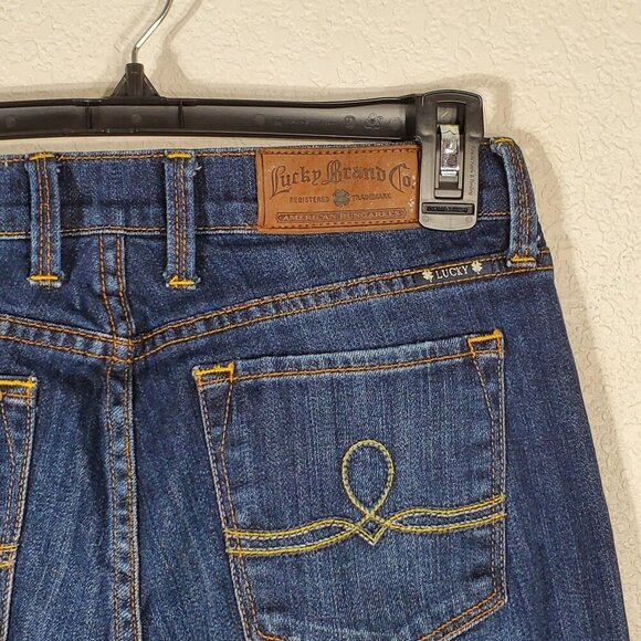 Lucky Brand Sofia Bootcut Jeans Women Size 6/28 Dark Blue Denim Vintage Y2K - Picture 8 of 14